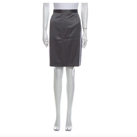 Escada Margaretha Ley SZ 44 grey Skirt - Picture 1 of 5